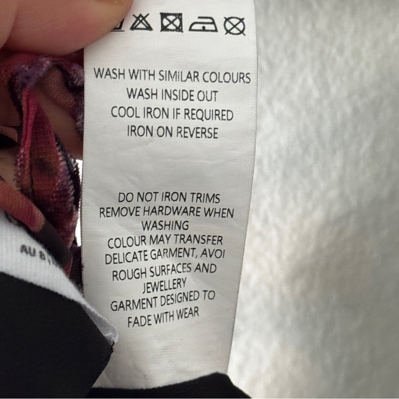 Revolve Showpo Aletts floral velvet burnout maxi dress size 4 - Picture 14 of 15